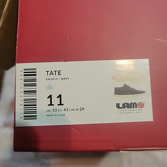 Lamo Tate Size 11 Womens Boat Shoes Navy - Picture 10 of 12